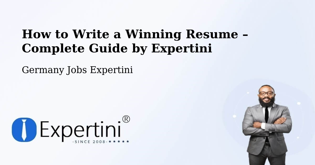 Resume Writing Guide for Job Seekers – Blumberg - Blumberg, Germany Jobs Expertini